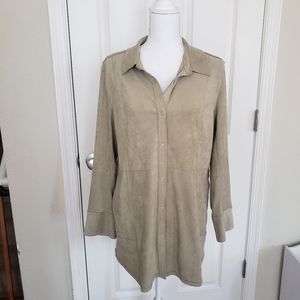 Soft surroundings ultra soft button down c…